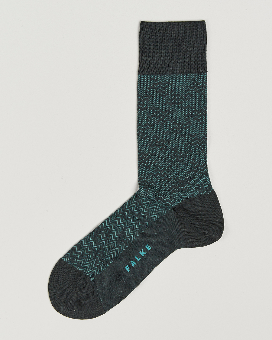 Herren | Unterwäsche | Falke | Mighty Nest Wool/Cotton Socks Forest Green