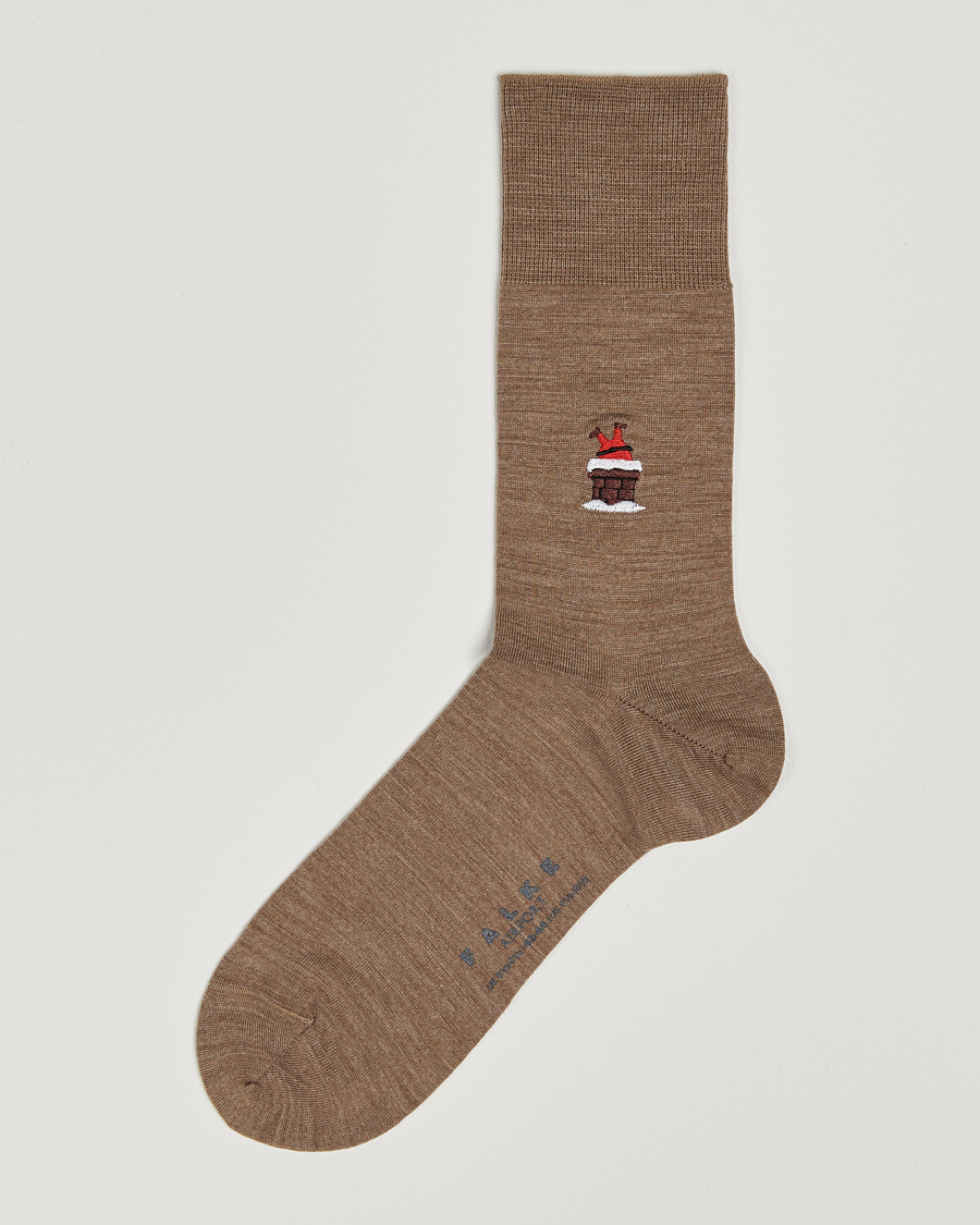 Herren | Unterwäsche | Falke | Airport Santa Socks Nutmeg Melange