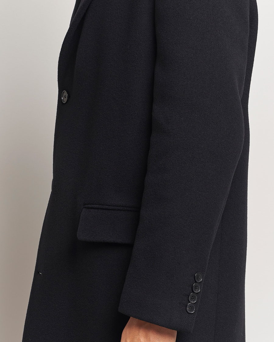 Herren | Jacken | Filippa K | Relaxed Wool Coat Black