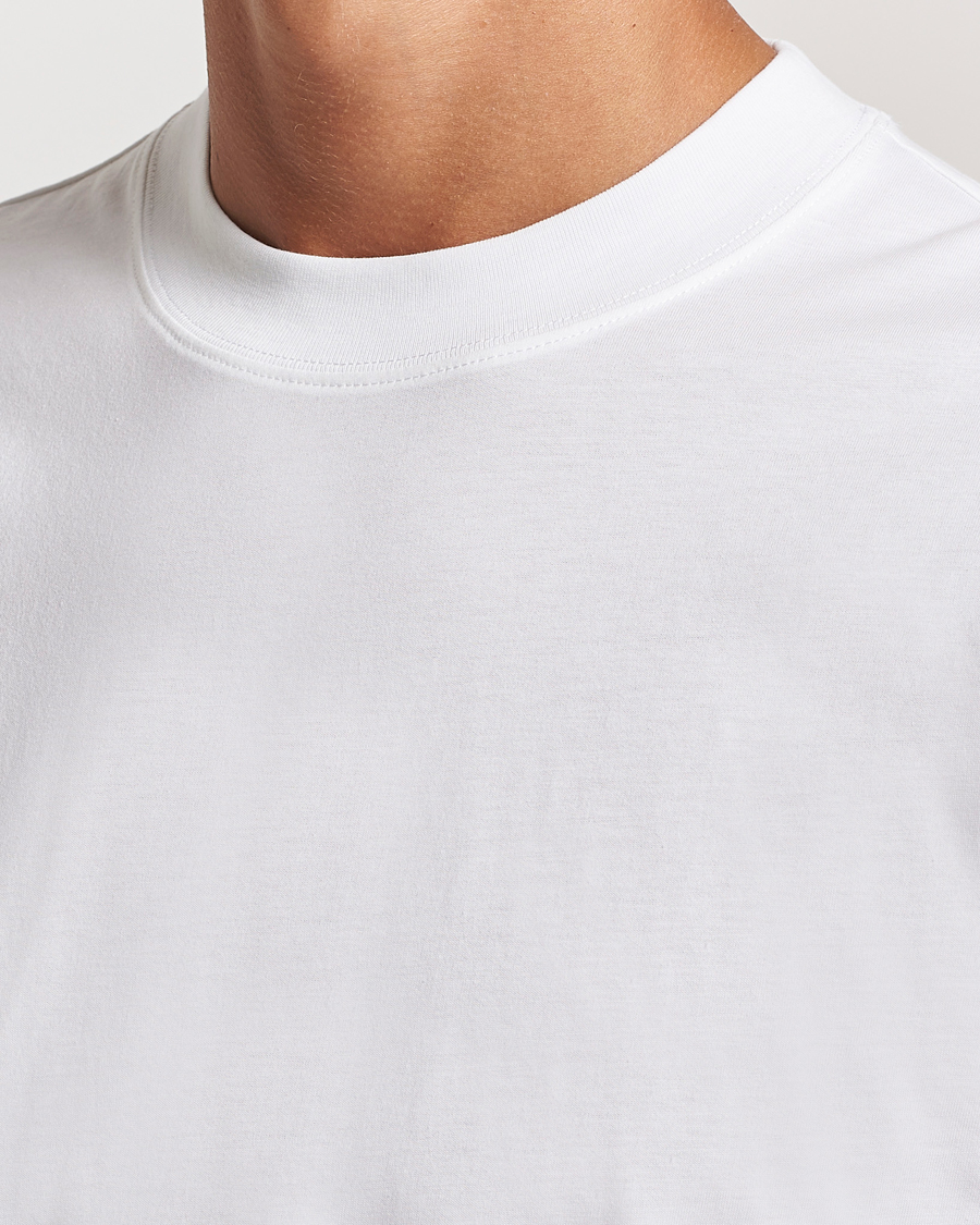 Herren | T-Shirts | Filippa K | Mock Neck T-Shirt White