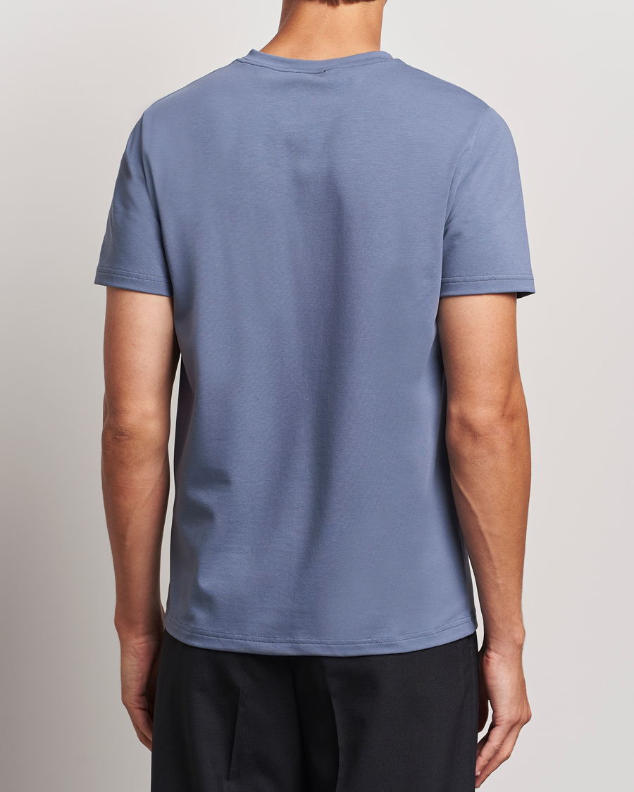 Herren | T-Shirts | Filippa K | Soft Lycra T-Shirt Grey Blue