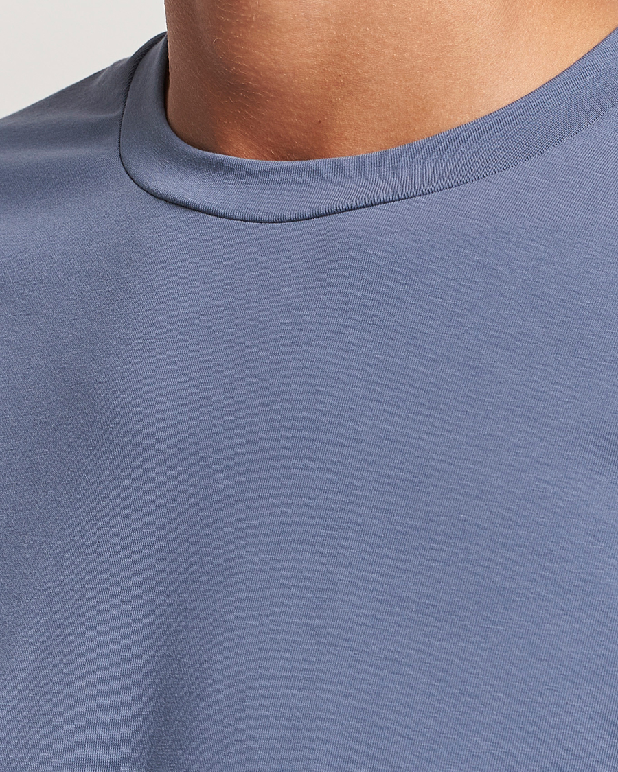 Herren | T-Shirts | Filippa K | Soft Lycra T-Shirt Grey Blue