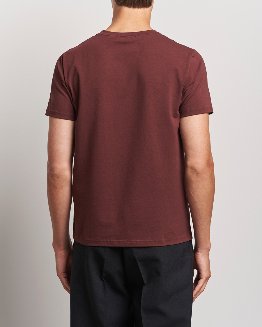 Herren | T-Shirts | Filippa K | Soft Lycra T-Shirt Mahogany Brown