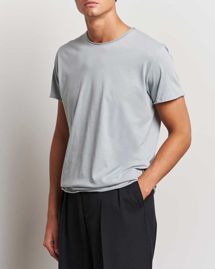 Herren | T-Shirts | Filippa K | Roll Neck Crew Neck T-Shirt Thunderstorm