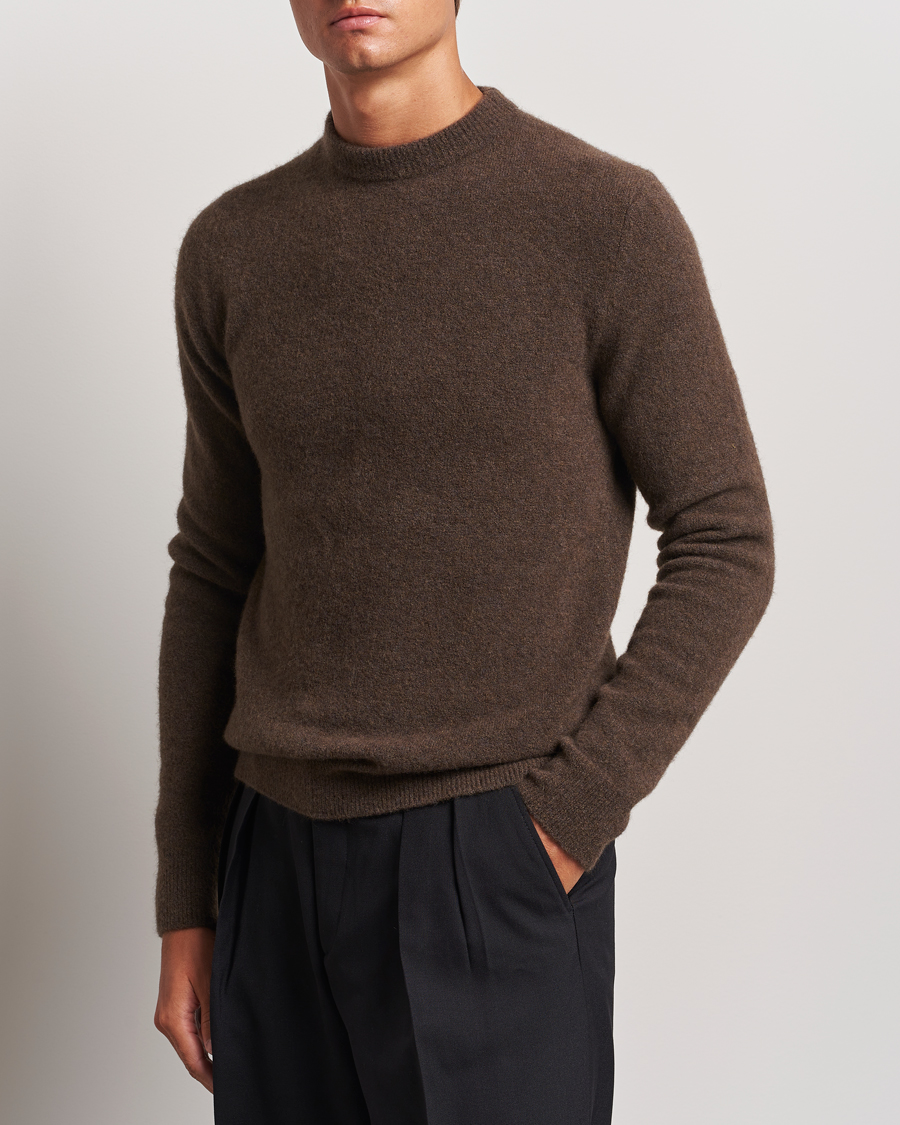 Herren | Pullover | Filippa K | Yak Knitted Sweater Driftwood