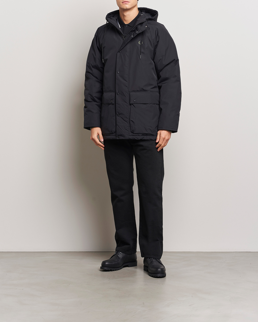 Herren | Jacken | Fred Perry | Padded Zip Through Parka Black