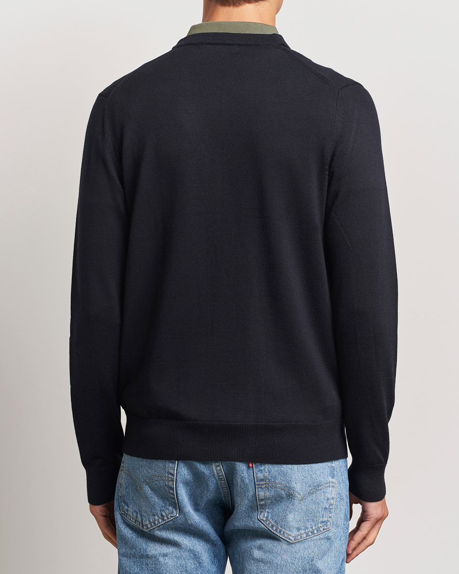 Herren | Pullover | Fred Perry | Classic Cardigan Navy