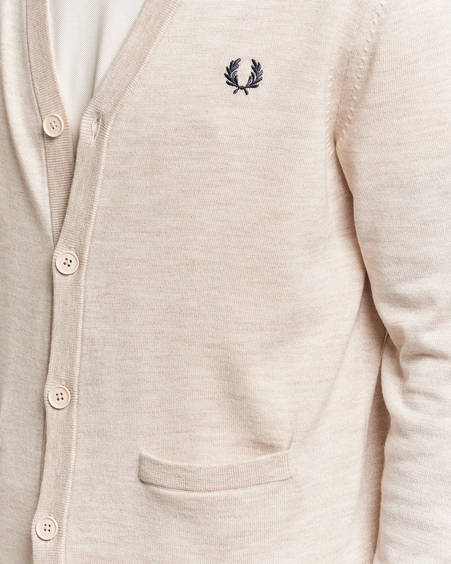Herren | Pullover | Fred Perry | Knitted Cardigan Porriged Marl