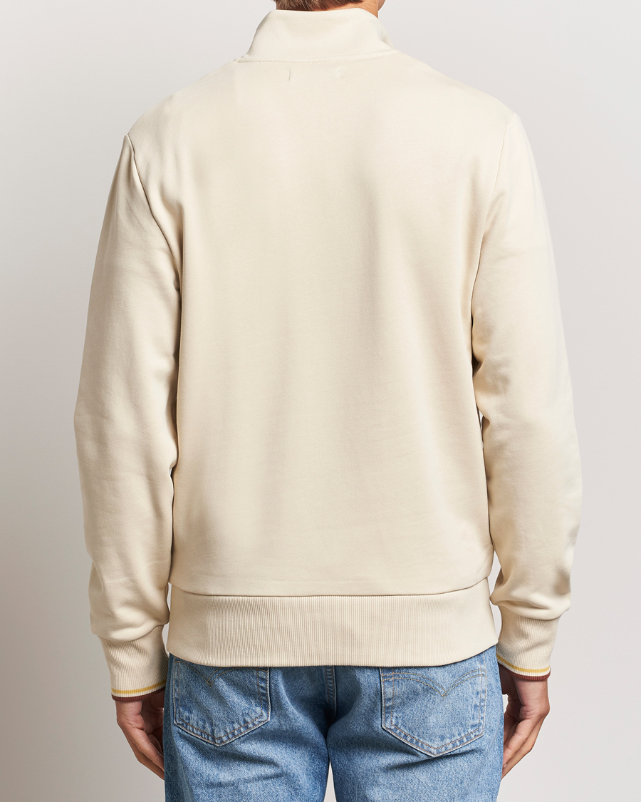 Herren | Pullover | Fred Perry | Half Zip Sweatshirt Oatmeal