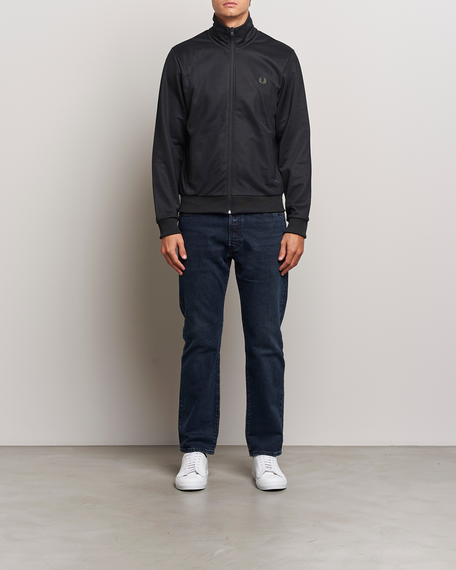 Herren | Pullover | Fred Perry | Track Jacket Black