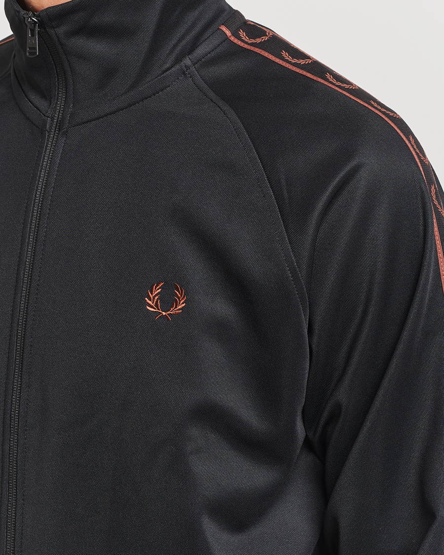 Herren | Pullover | Fred Perry | Taped Track Jacket Black