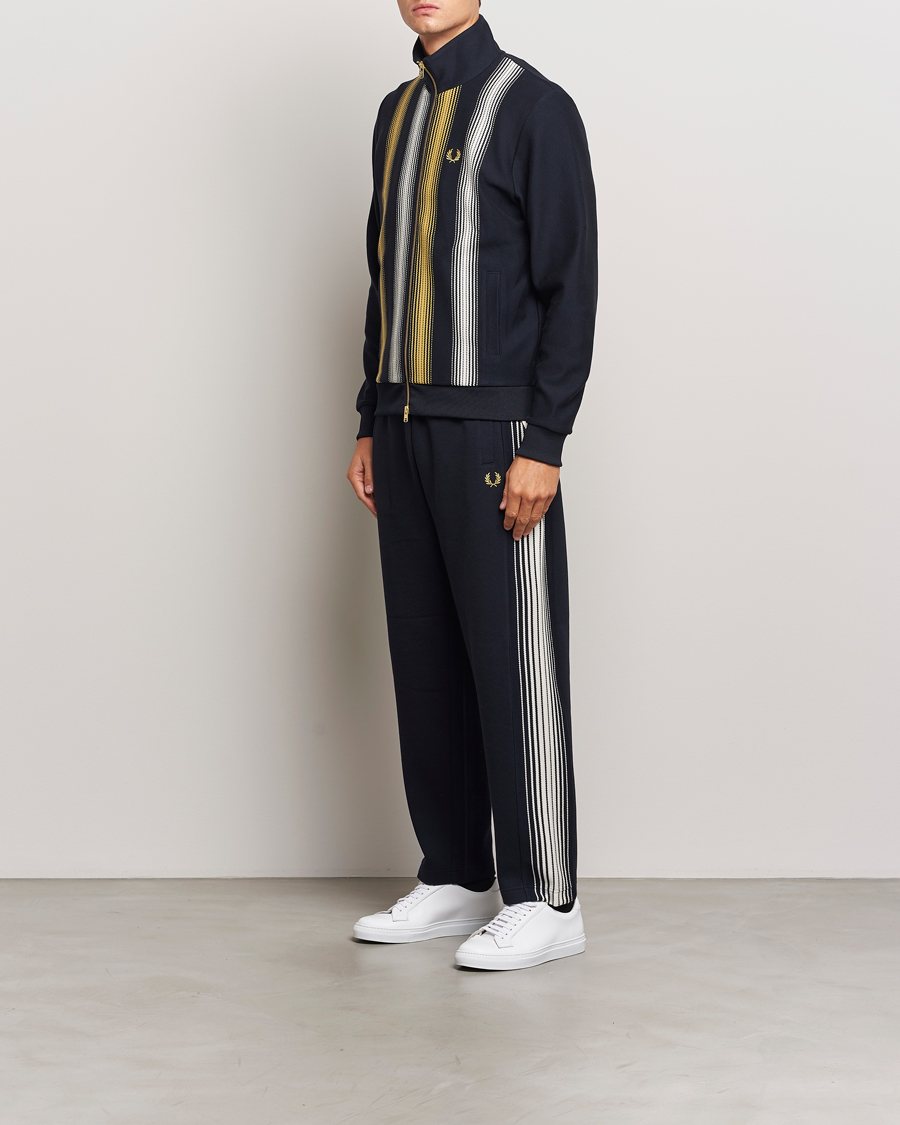 Herren | Hosen | Fred Perry | Ombre Striped Track Pants Navy