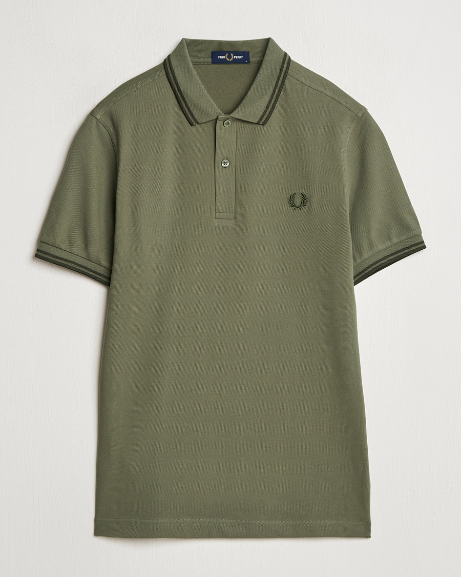 Herren | Poloshirts | Fred Perry | Twin Tipped Shirt Laurel Green