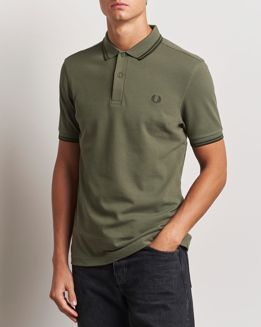 Herren | Poloshirts | Fred Perry | Twin Tipped Shirt Laurel Green