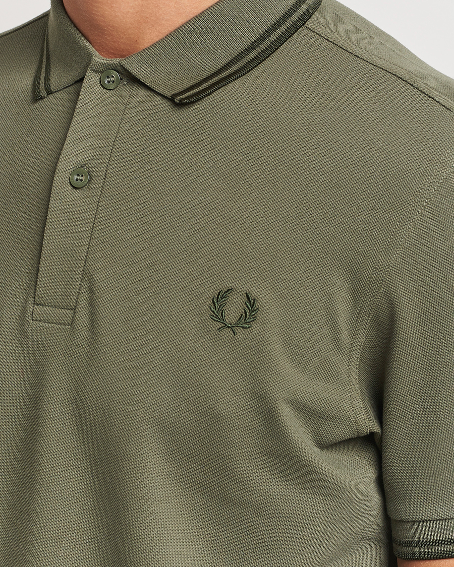 Herren | Poloshirts | Fred Perry | Twin Tipped Shirt Laurel Green