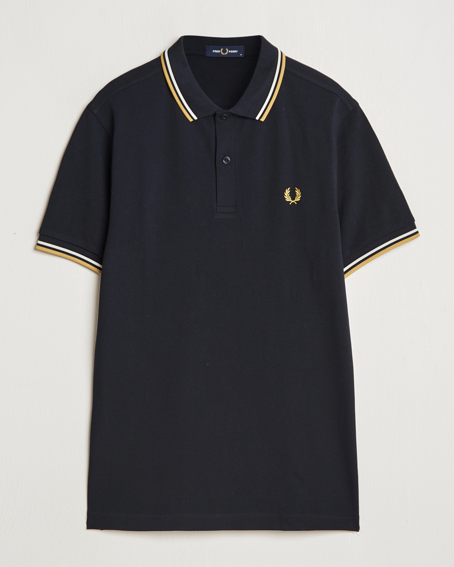Herren | Poloshirts | Fred Perry | Twin Tipped Shirt Navy