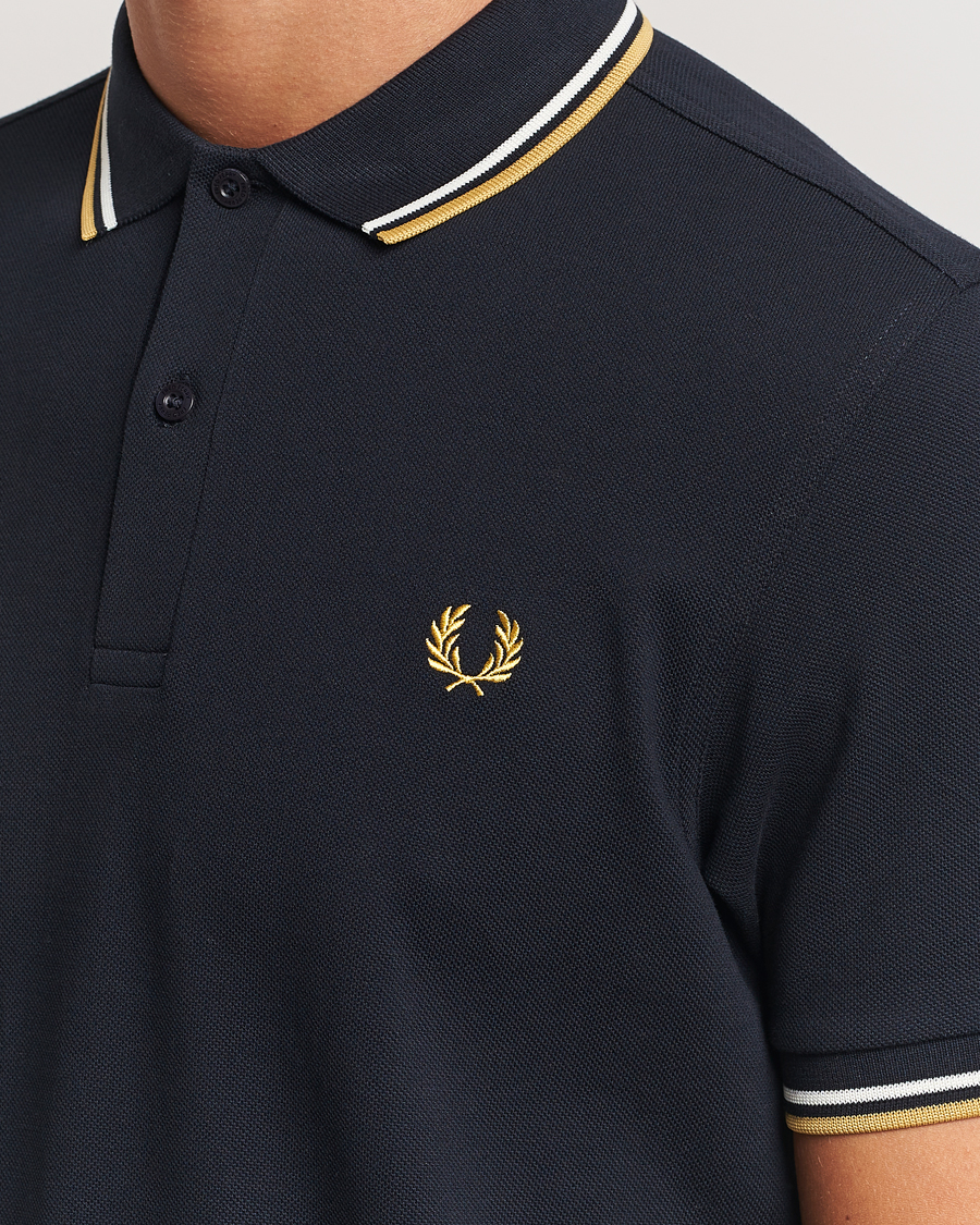 Herren | Poloshirts | Fred Perry | Twin Tipped Shirt Navy