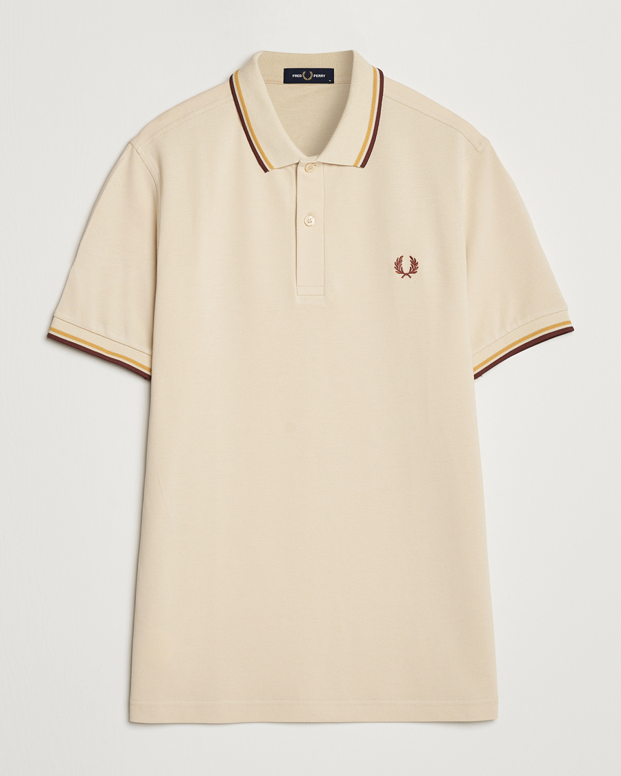 Herren | Poloshirts | Fred Perry | Twin Tipped Shirt Oatmeal