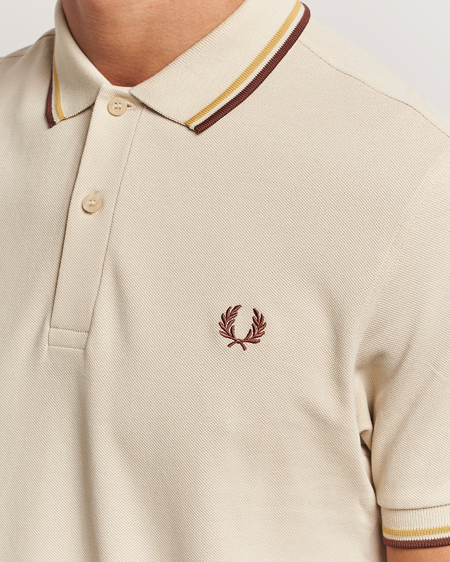 Herren | Poloshirts | Fred Perry | Twin Tipped Shirt Oatmeal