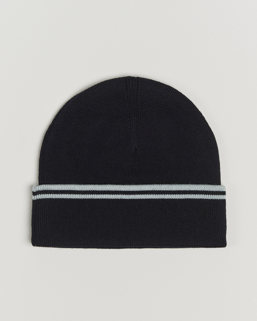 Herren | Fred Perry Twin Tipped Merino Beanie Navy | Fred Perry | Twin Tipped Merino Beanie Navy