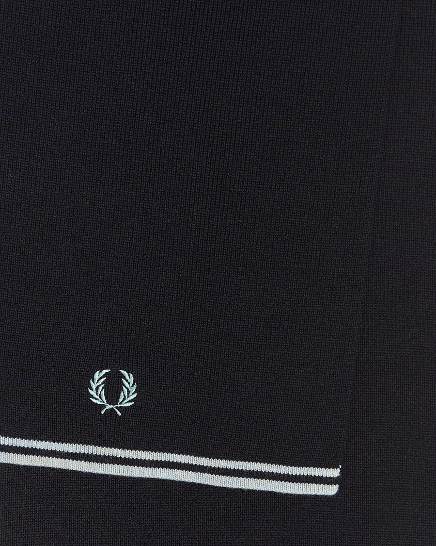 Herren | Fred Perry Twin Tipped Merino Wool Scarf Navy | Fred Perry | Twin Tipped Merino Wool Scarf Navy