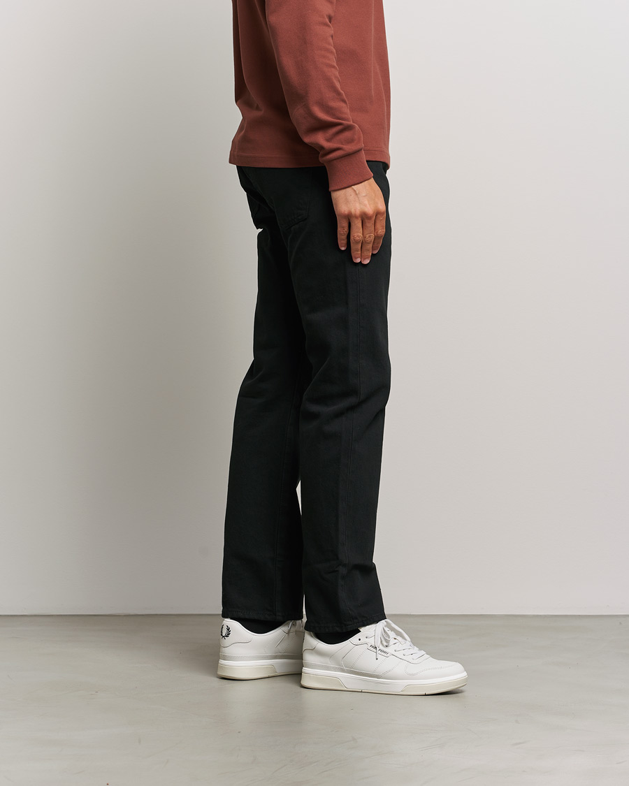 Herren | Fred Perry B300 Textured Leather Sneaker White | Fred Perry | B300 Textured Leather Sneaker White