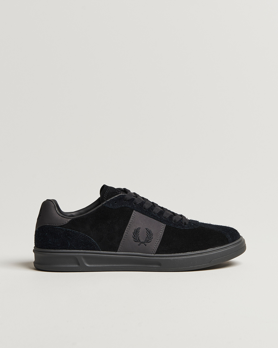 Herren | Fred Perry B4 Suede Sneaker Black | Fred Perry | B4 Suede Sneaker Black