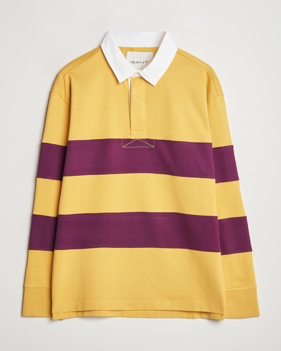 Herren | Pullover | GANT | Block Stripe Heavy Rugger Faded Sunset
