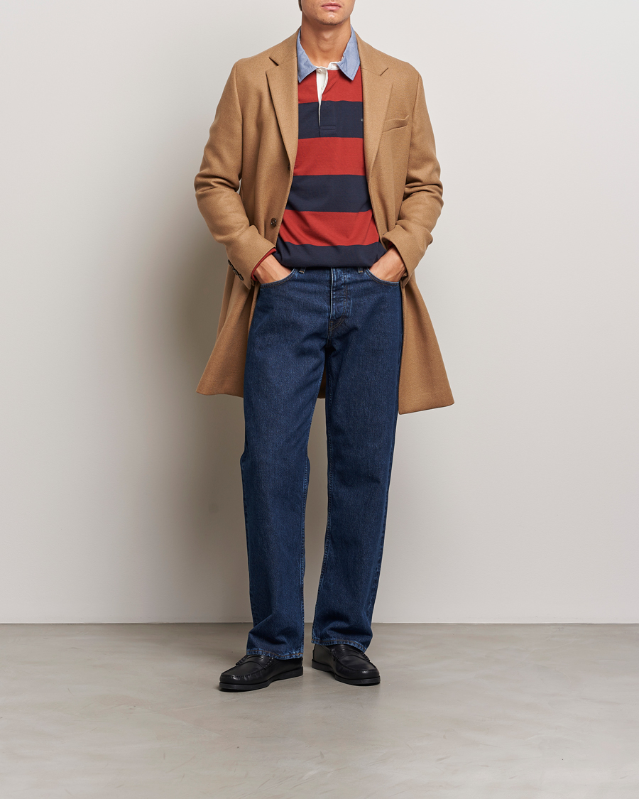 Herren | Jacken | GANT | Classic Wool Coat Mustard Beige