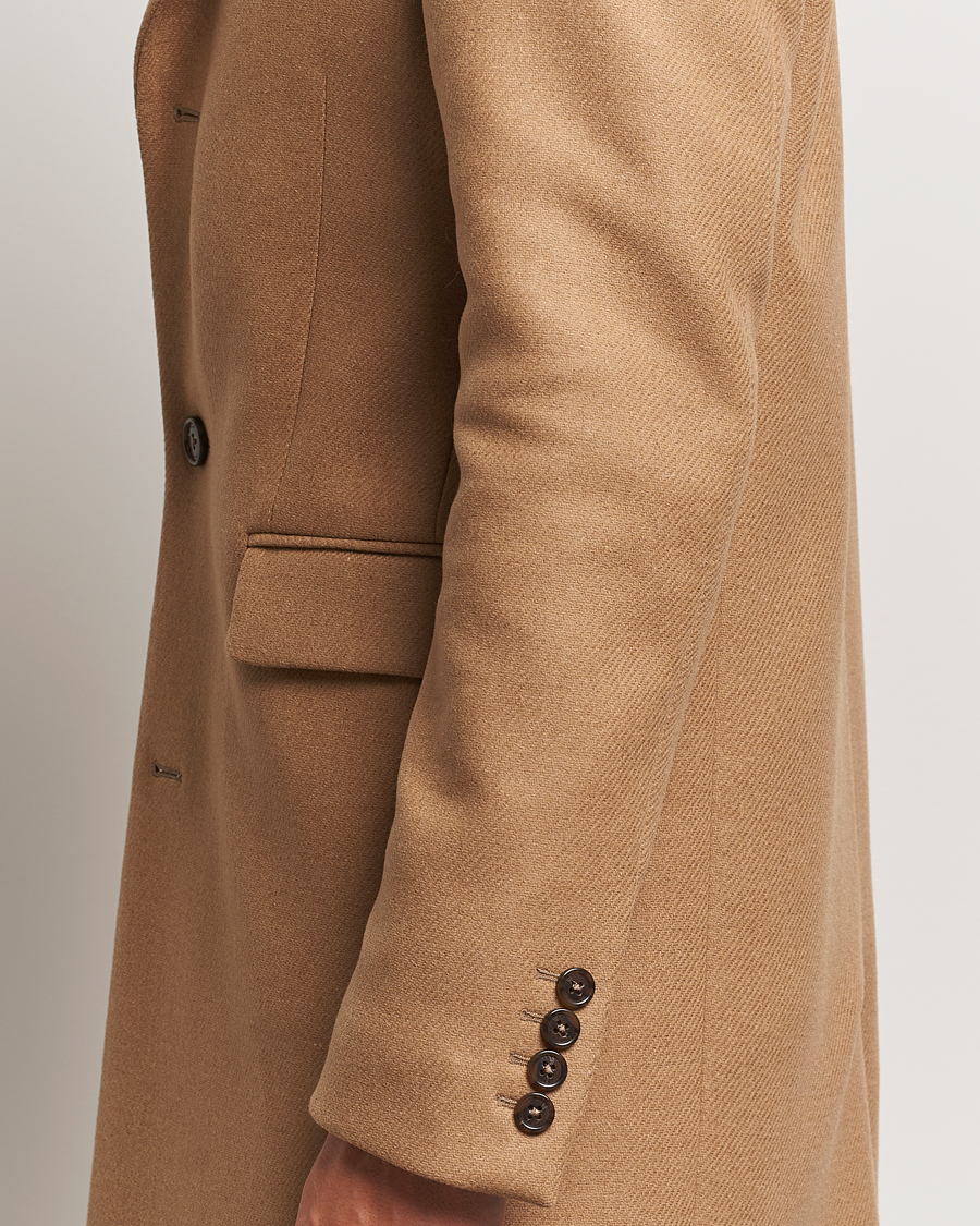 Herren | Jacken | GANT | Classic Wool Coat Mustard Beige