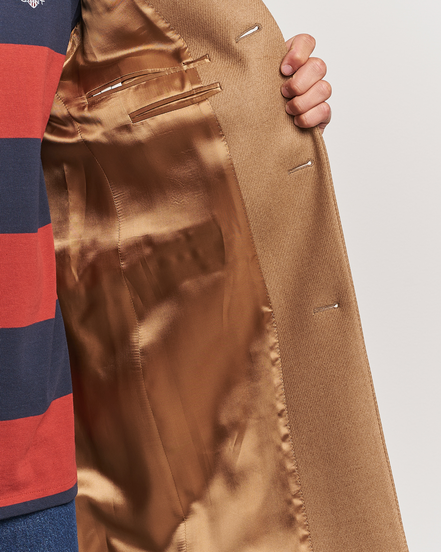 Herren | Jacken | GANT | Classic Wool Coat Mustard Beige