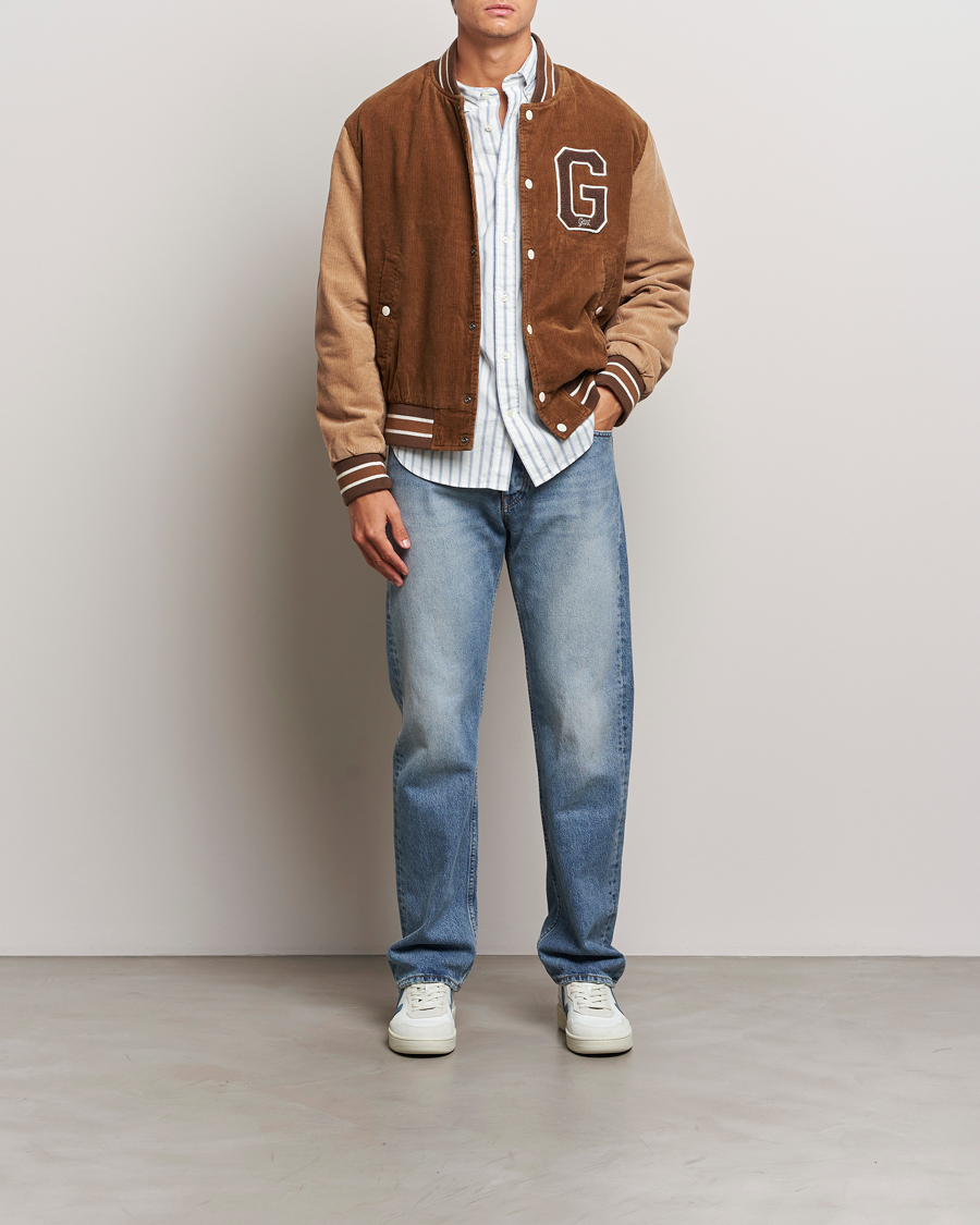 Herren | Jacken | GANT | Cord Varsity Jacket Cacao Brown