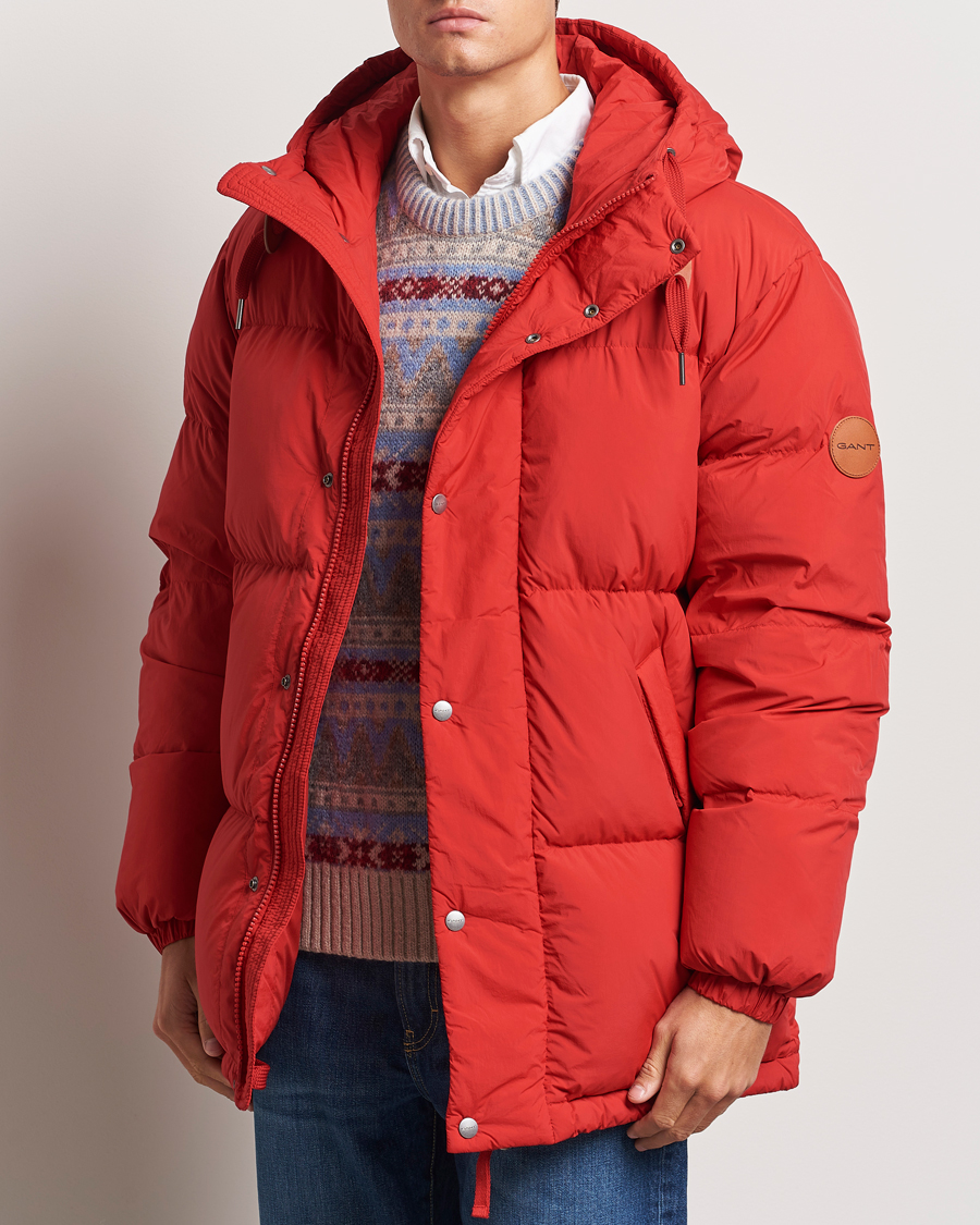 Herren | Jacken | GANT | Expedition Down Puffer Ruby Red