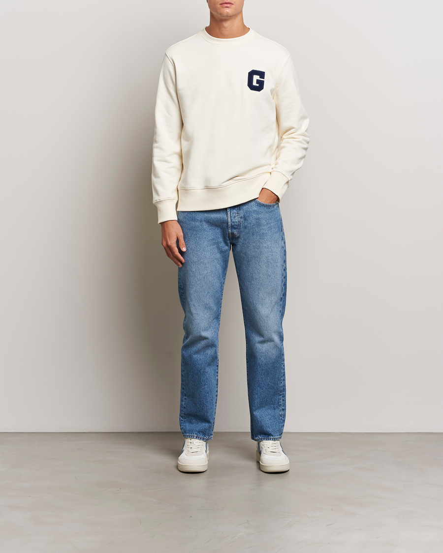 Herren | Pullover | GANT | G Graphic Sweatshirt Cream