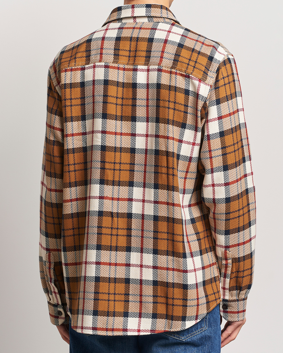 Herren | Hemden | GANT | Herringbone Checked Overshirt Warm Earth