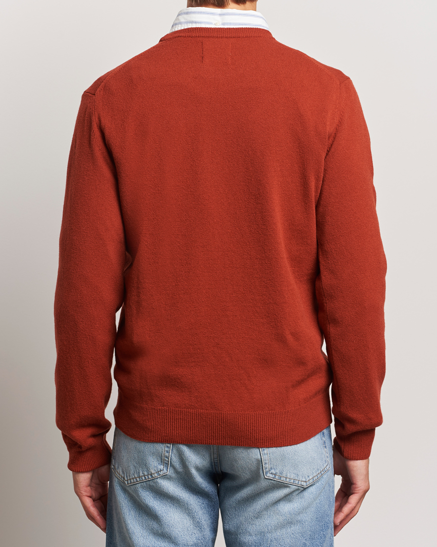 Herren | Pullover | GANT | Lambswool Crew Neck Pullover Iron Red