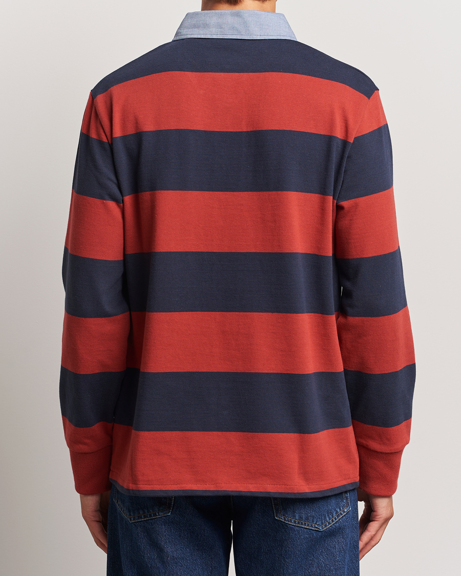 Herren | Pullover | GANT | Original Barstriped Heavy Rugger Iron Red
