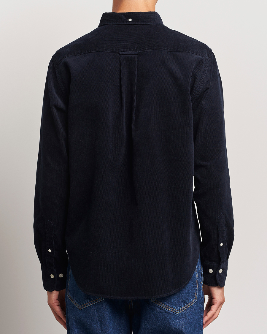 Herren | Hemden | Gant | Regular Fit Corduroy Shirt Evening Blue