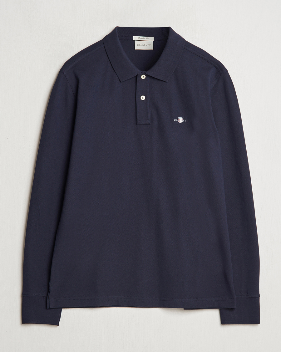 Herren | Pullover | GANT | Regular Shield Pique Polo Evening Blue
