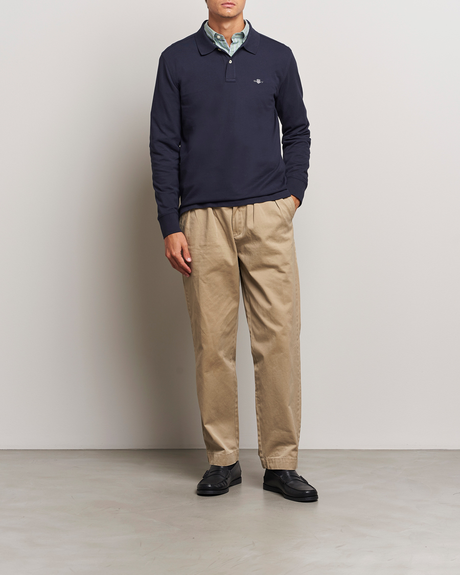 Herren | Pullover | GANT | Regular Shield Pique Polo Evening Blue