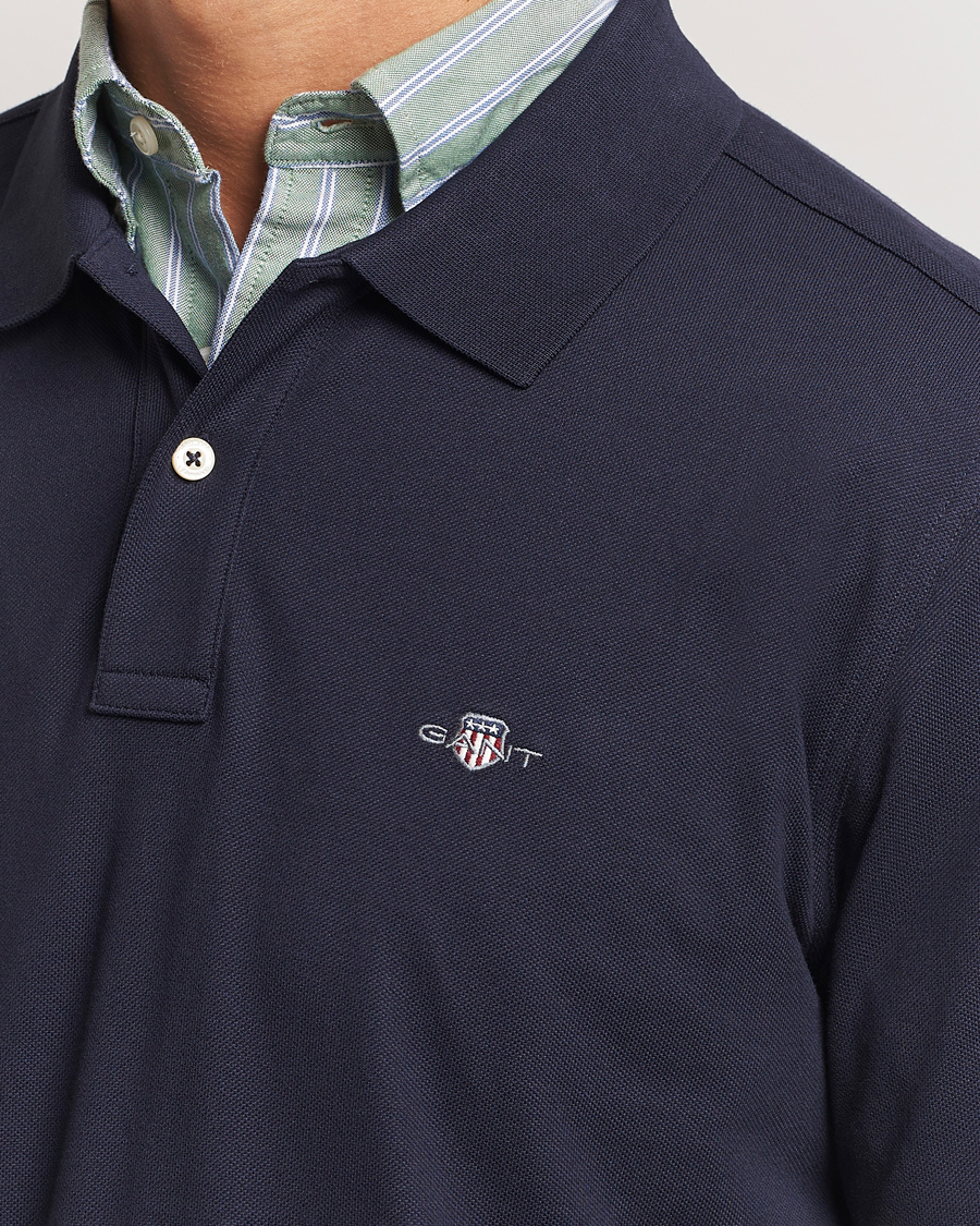 Herren | Pullover | GANT | Regular Shield Pique Polo Evening Blue