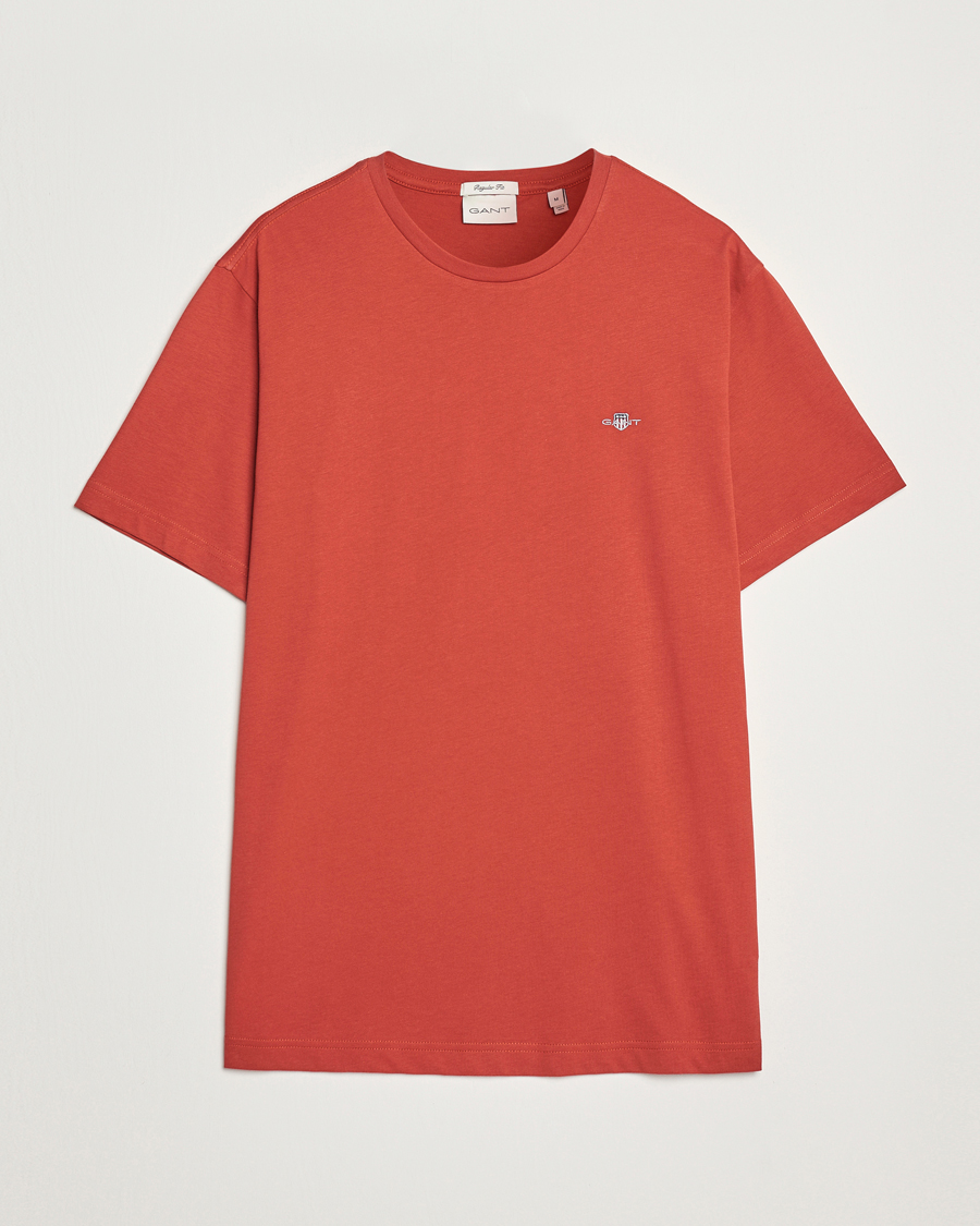 Herren | T-Shirts | GANT | The Original T-Shirt Iron Red
