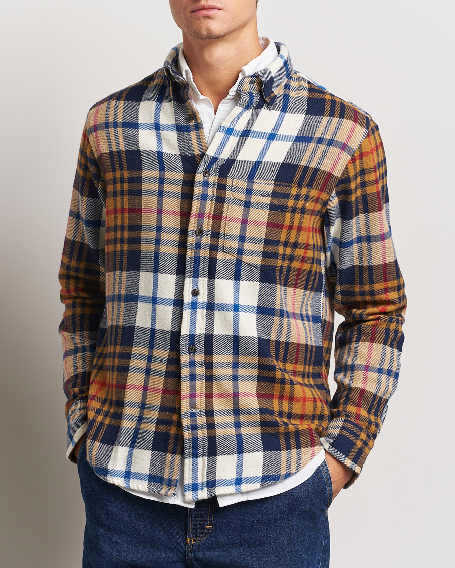 Herren | Hemden | Gant | Twill Checked Shirt Beige