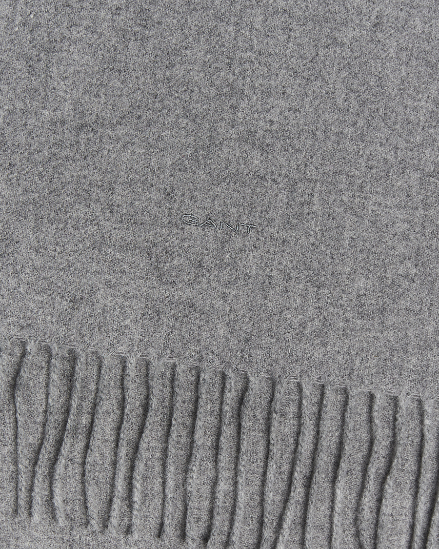 Herren | Schals | GANT | Wool Scarf Grey Melange