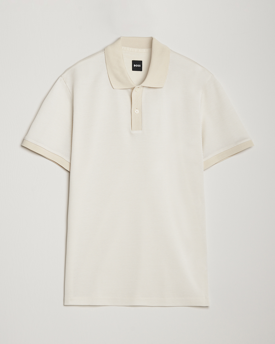 Herren | Poloshirts | BOSS BLACK | Parlay Polo Open White
