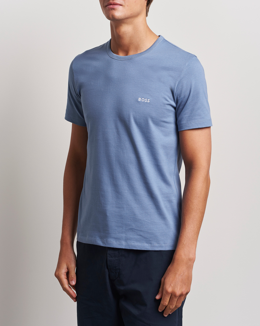 Herren | T-Shirts | BOSS BLACK | 3-Pack Crew Neck T-Shirt Green/Black/Blue