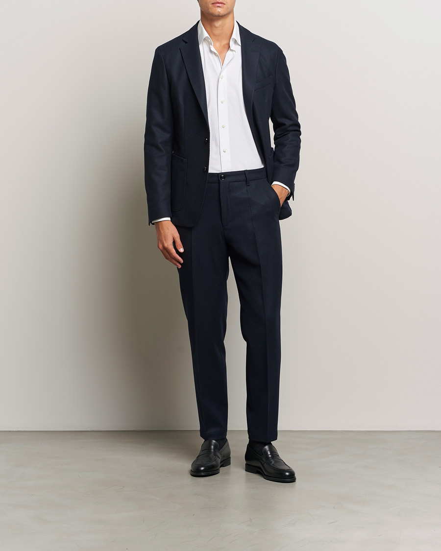 Herren | Sakkos | BOSS BLACK | Hanry Wool Patch Pocket Blazer Dark Blue