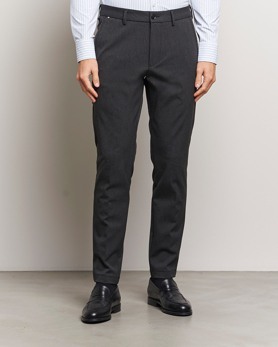 Herren | Hosen | BOSS BLACK | Kaiton Structured Chinos Black