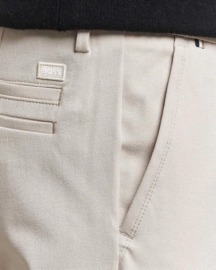 Herren | Hosen | BOSS BLACK | Kaiton Structured Chinos Light Beige