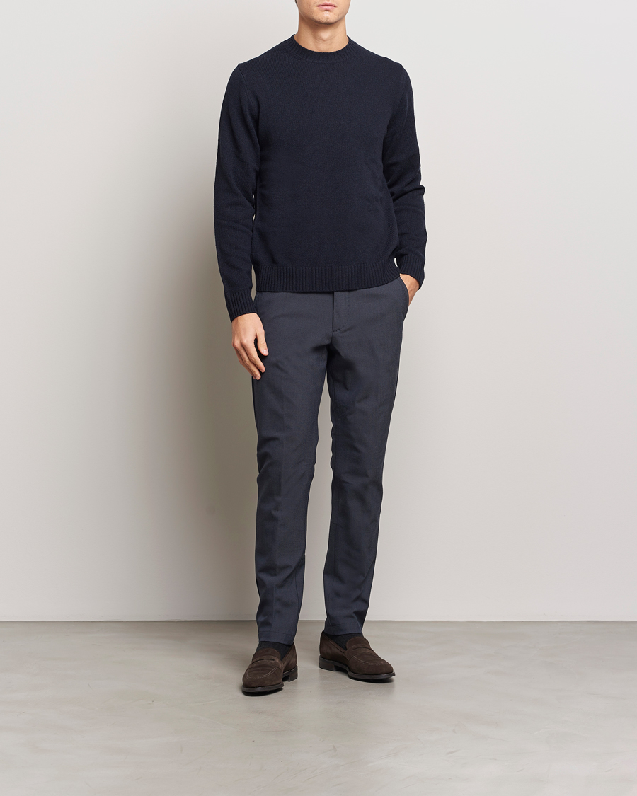 Herren | Hosen | BOSS BLACK | Kaiton Structured Chinos Dark Blue